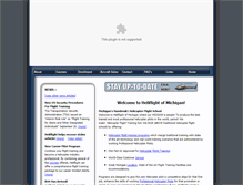 Tablet Screenshot of heliflightofmichigan.com